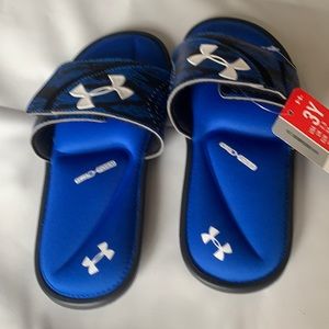 Under Armour youth slides